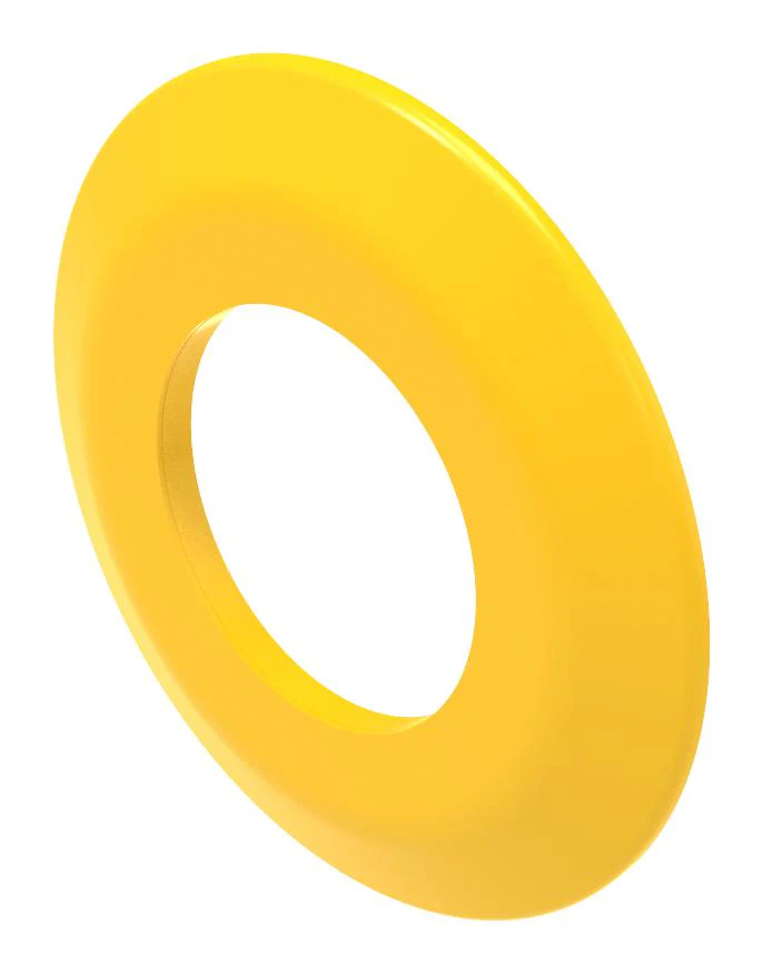 EAO 56-1400 Switch Bezel Yellow Round 56 Universal Series Pushbutton Switches
