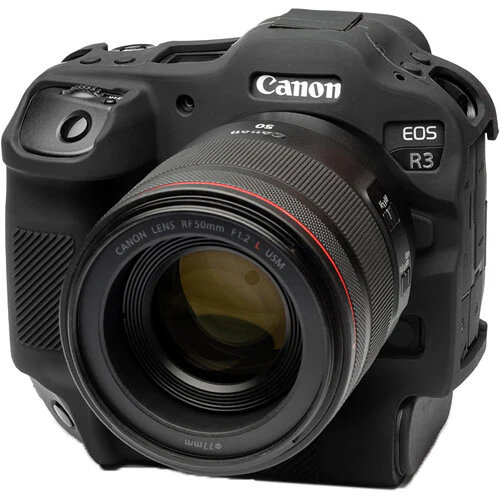 easyCover Silicone Protection Cover for Canon EOS R3 (Black) - Image 3