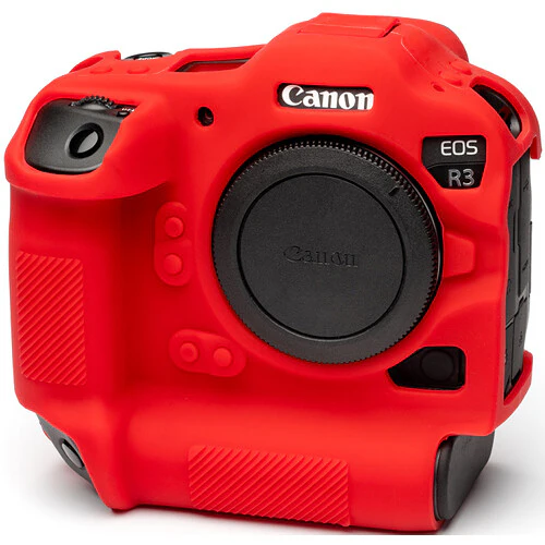 easyCover Silicone Protection Cover for Canon EOS R3 (Red) - Image 3