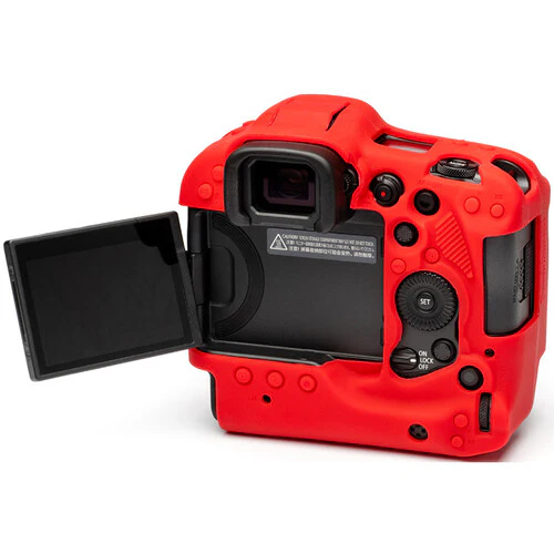 easyCover Silicone Protection Cover for Canon EOS R3 (Red) - Image 6