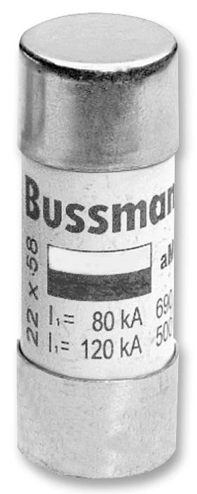 EATON BUSSMANN SERIES C22M63 Industrial / Power Fuse, Class aM Series, 63 A, 690 VAC, 22mm x 58mm, 0.87" x 2.28"