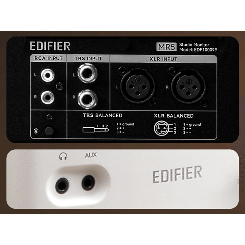 Edifier MR5 Tri-Amped 5" Studio Monitor Speakers (Black, Pair) - Image 7