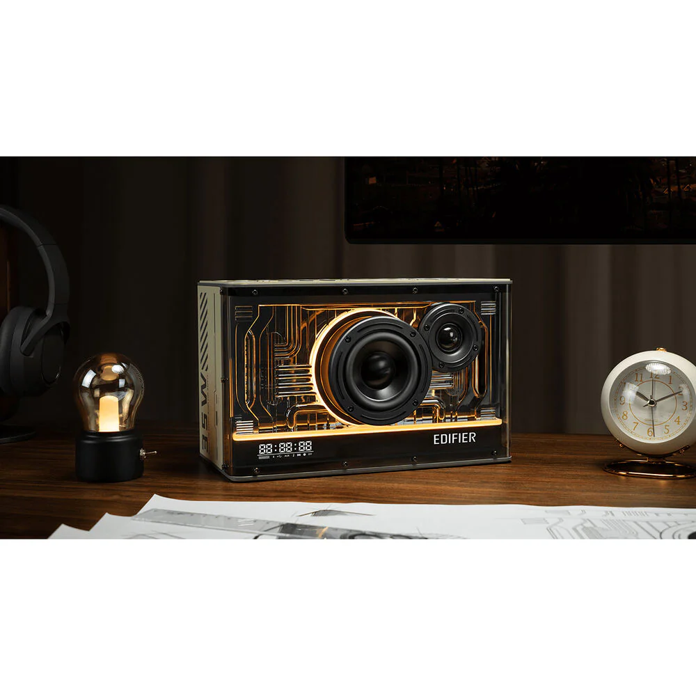 Edifier QD35 Tabletop Bluetooth Speaker with Lighting Effects (Black) - Image 6