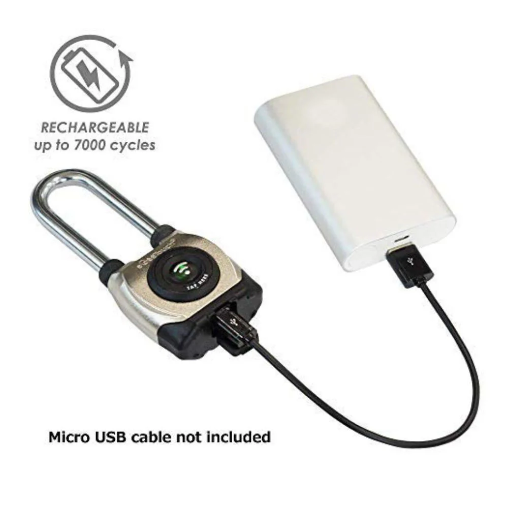 eGeeTouch Outdoor Smart Padlock (4th Gen, Long Shackle) - Image 6