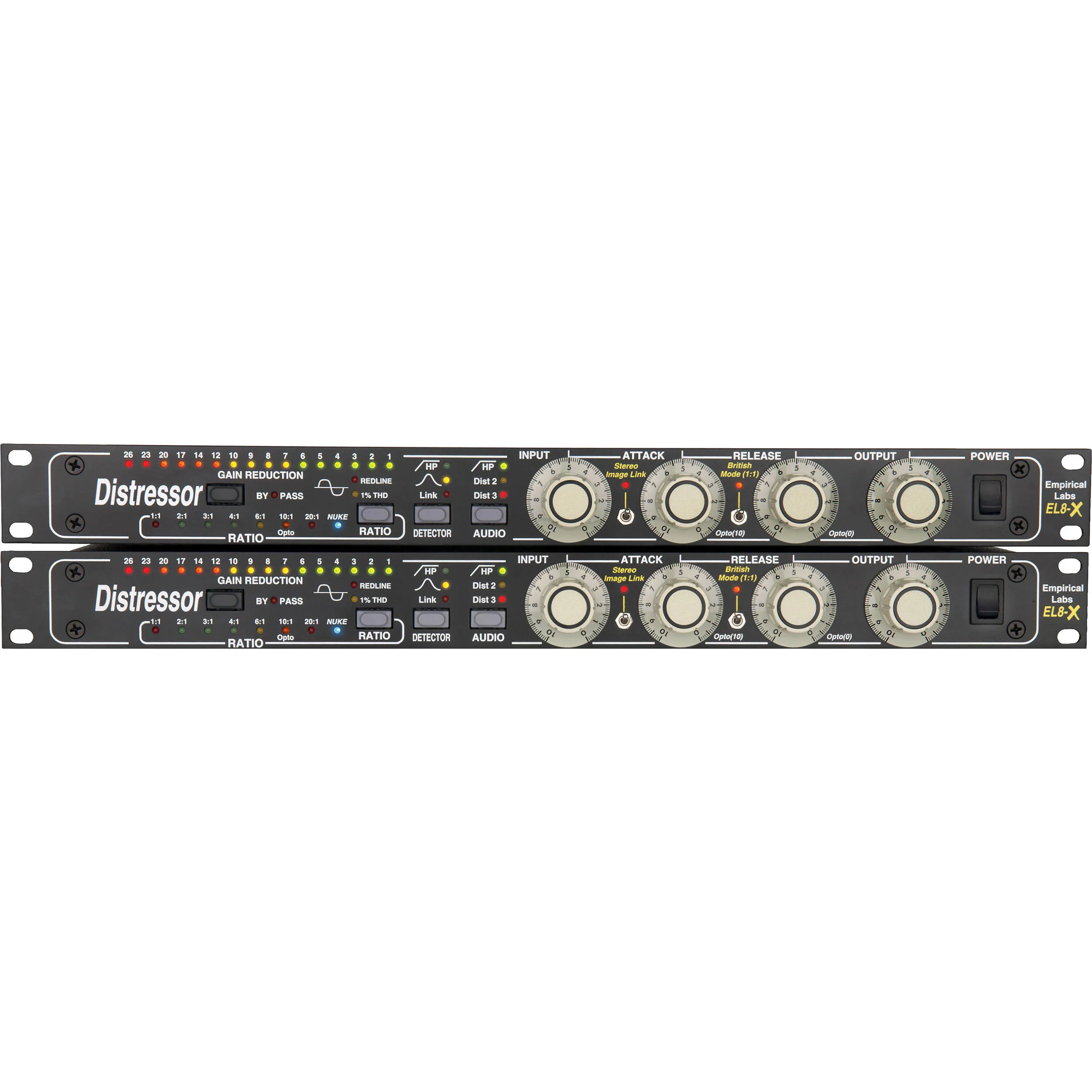 EMPIRICAL LABS Distressor EL8X-S Analog Knee Compressor (Stereo Pair) - Image 3