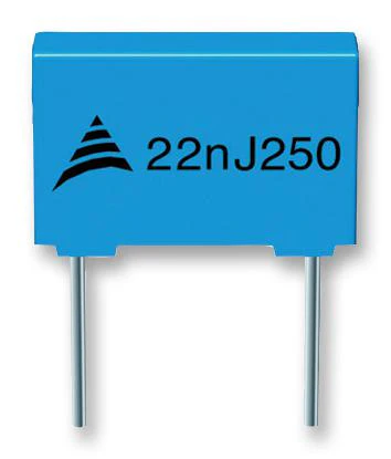 EPCOS B32522N3105J000 Film Capacitor, 1 µF, 250 V, PET (Polyester), ± 5%, B32522 Series