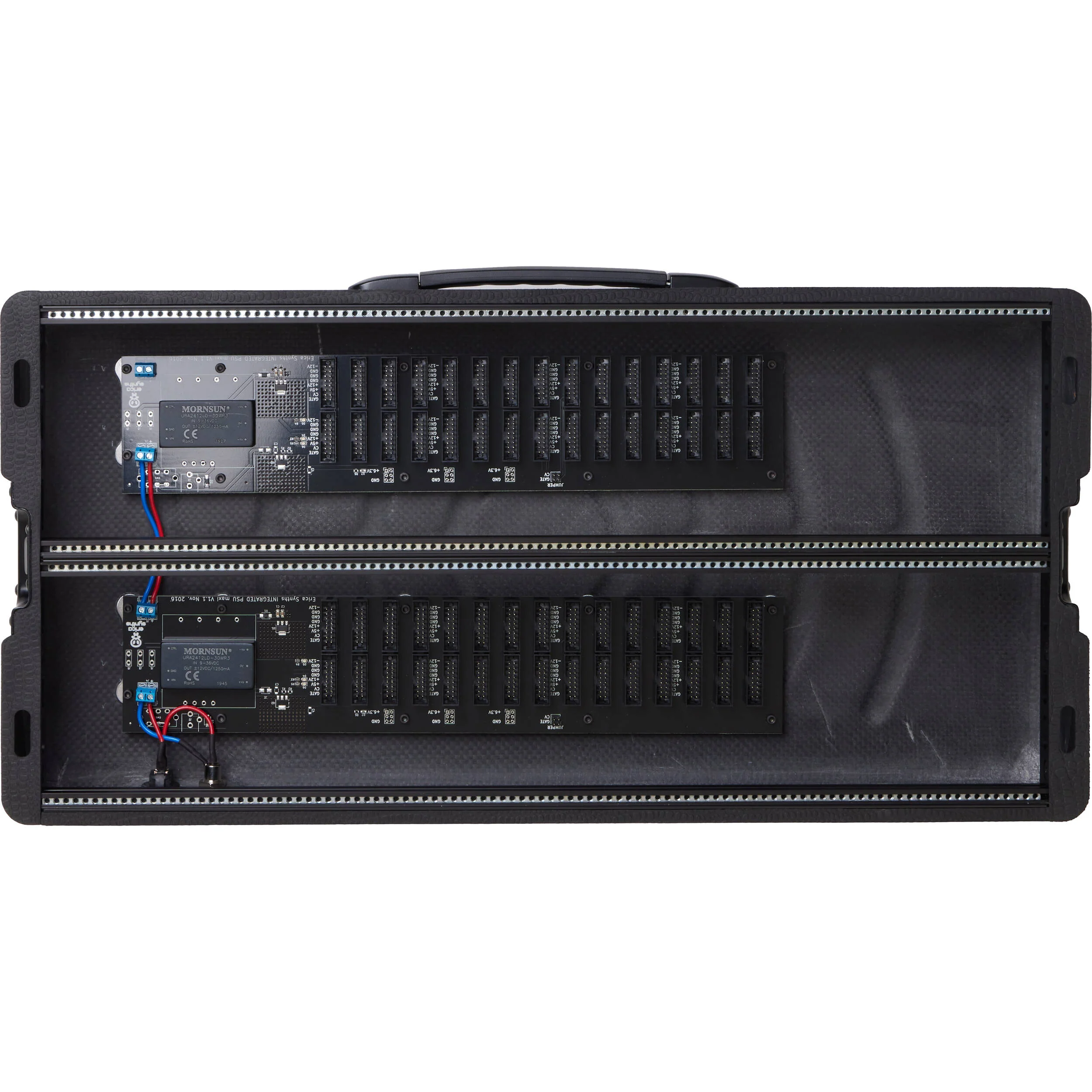 Erica Synths Carbon Fiber Travel Case with Lid (208 HP) - Image 4