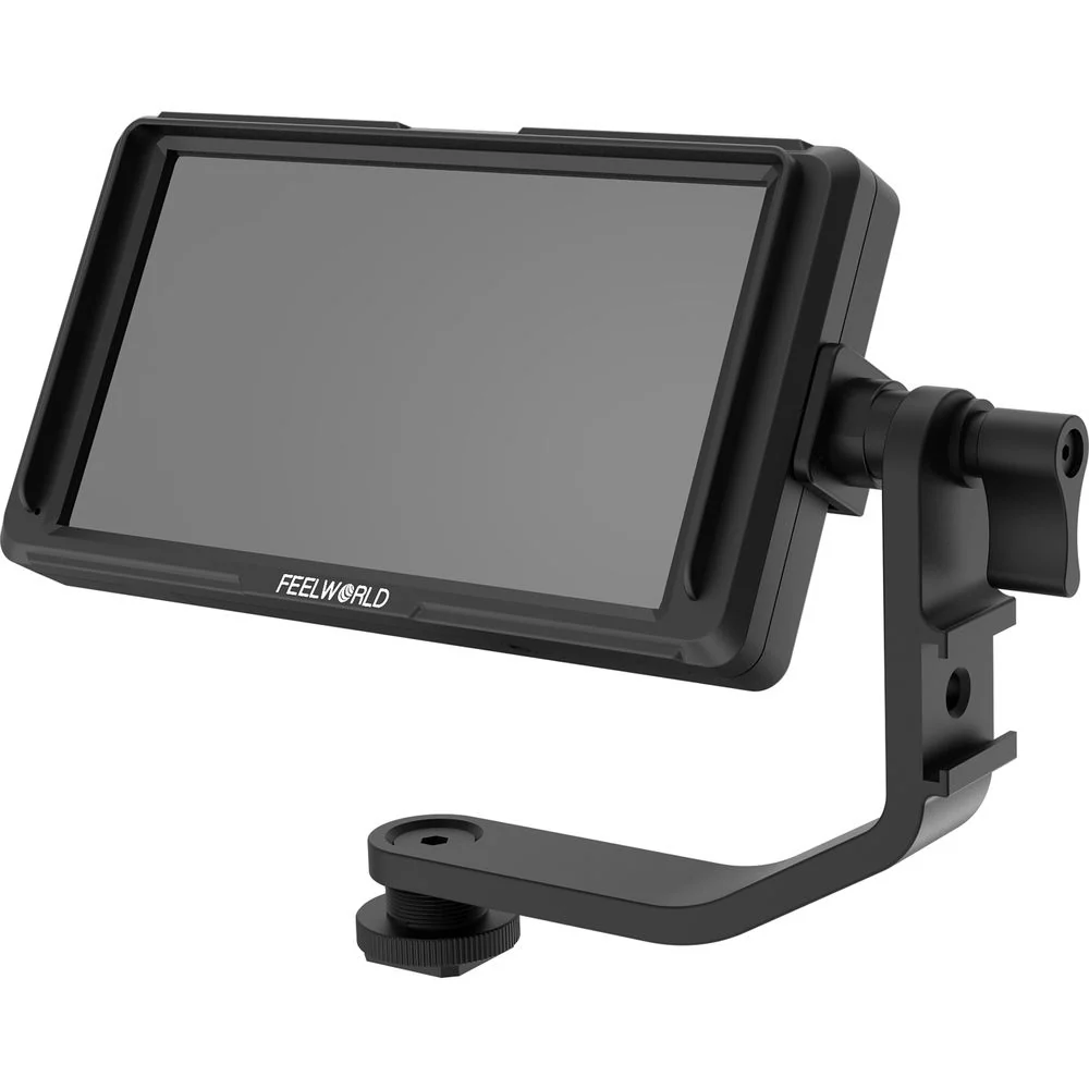 FeelWorld F5 5.0" Full HD HDMI On-Camera Monitor with 4K Support and Tilt Arm - Image 2