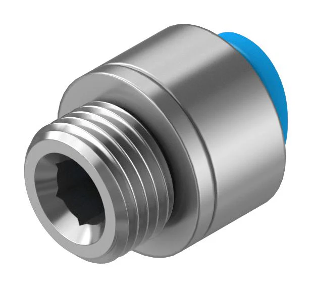 Festo QSM-G1/8-4-I Pneumatic Fitting Push-In G1/8 14 bar 4 mm Brass QSM - Image 2