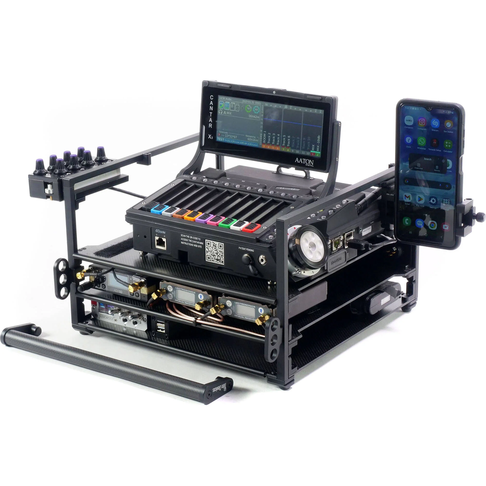 Film Devices Rack-N-Bag Versa for Aaton Cantar Mini (3-Tier) - Image 4