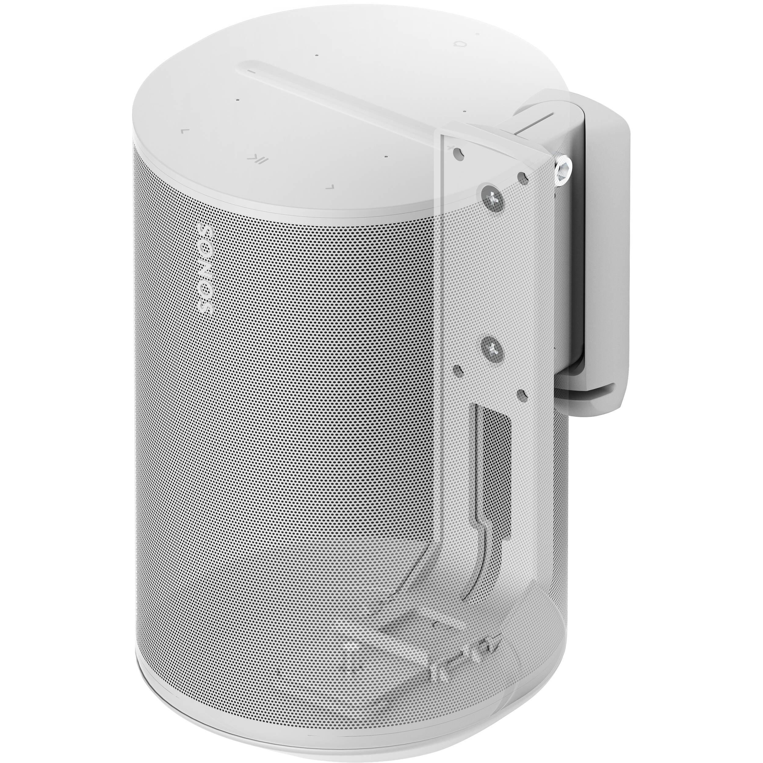 FLEXSON Wall Mount with Corner Piece for Sonos Era 100 Speaker (White, Single) - Image 2