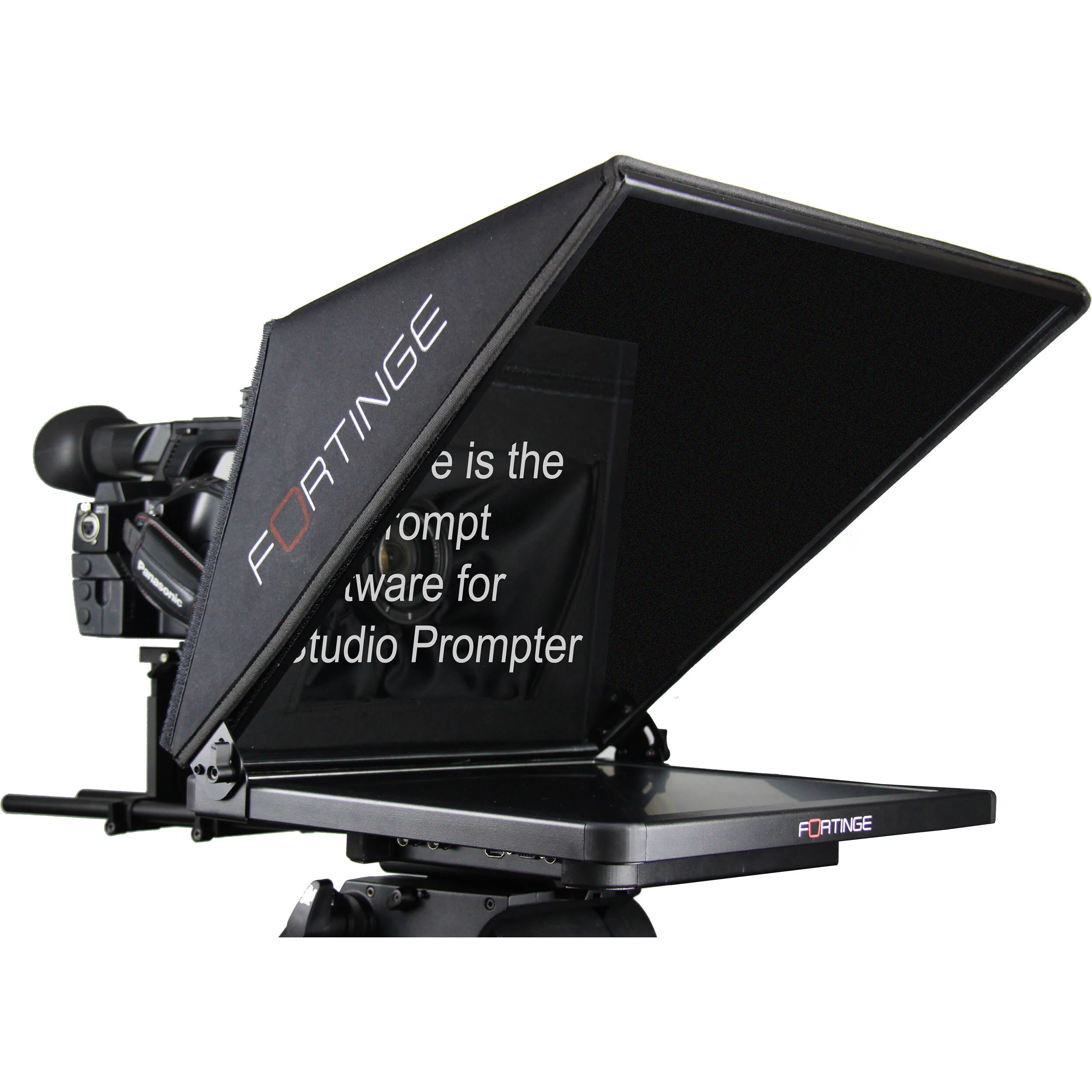 Fortinge 21" PROX Series Studio Prompter Set with HDMI, BNC, and VGA Inputs - Image 2