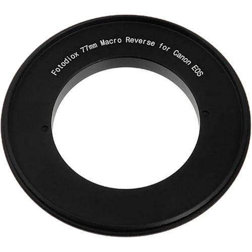 FotodioX 77mm Reverse Mount Macro Adapter Ring for Canon EOS-Mount Cameras - Image 2