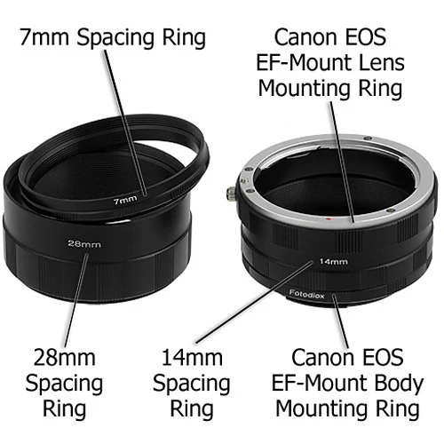 FotodioX Macro Extension Tube Set for Canon EOS (EF, EF-S) Cameras: for Extreme Close-Up Photography - Image 5