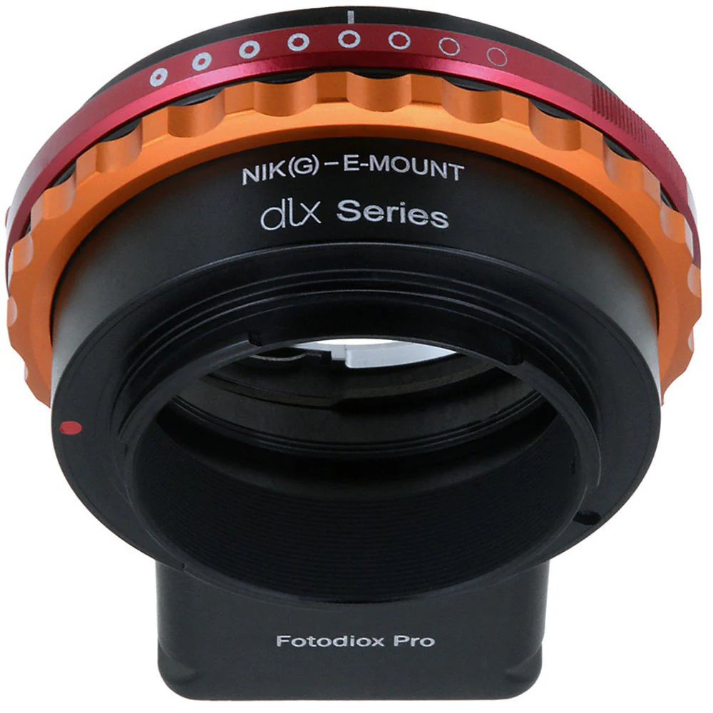 FotodioX Nikon F G-Type Lens to Sony E-Mount Camera DLX Series Adapter - Image 5