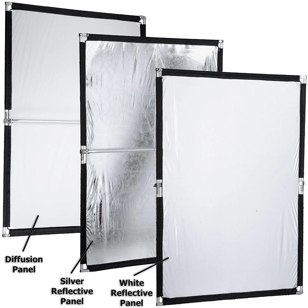 FotodioX Pro Studio Solutions Sun Scrim Kit with Handle and Carry Bag (55 x 78.7") - Image 2