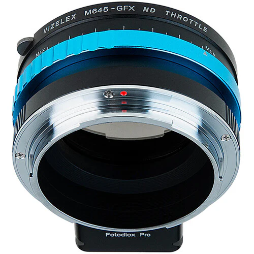 FotodioX Vizelex Cine ND Throttle Lens Mount Adapter (Mamiya 645 Lens to FUJIFILM G Camera) - Image 4