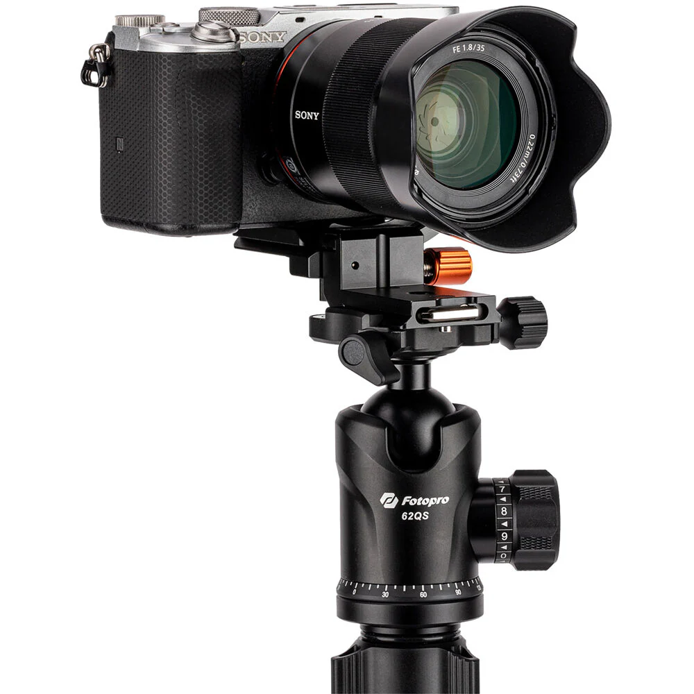Fotopro X-Rotator 75 Rotating Mount (Black/Orange) - Image 7