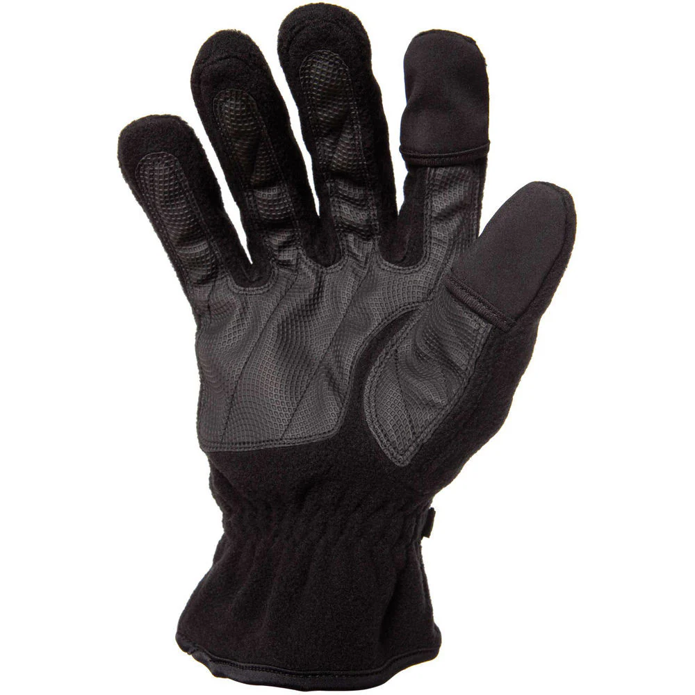 Freehands Women's Unlined Fleece Gloves (Medium, Black) - Image 4
