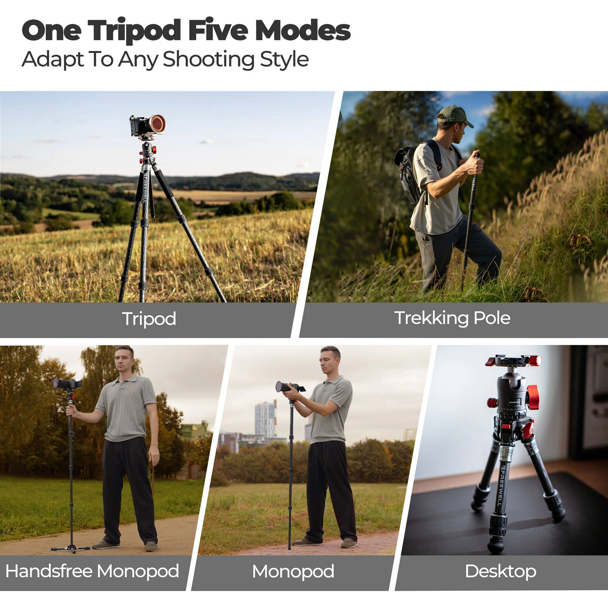 Freewell 5-in-1 Real Multi Tripod - Image 2
