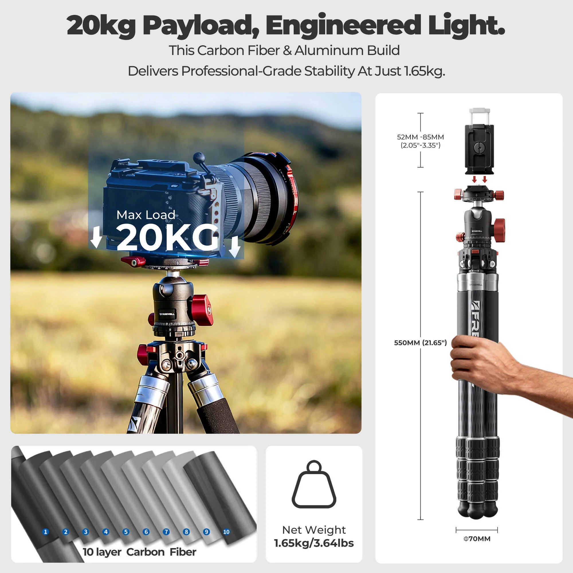 Freewell 5-in-1 Real Multi Tripod - Image 6