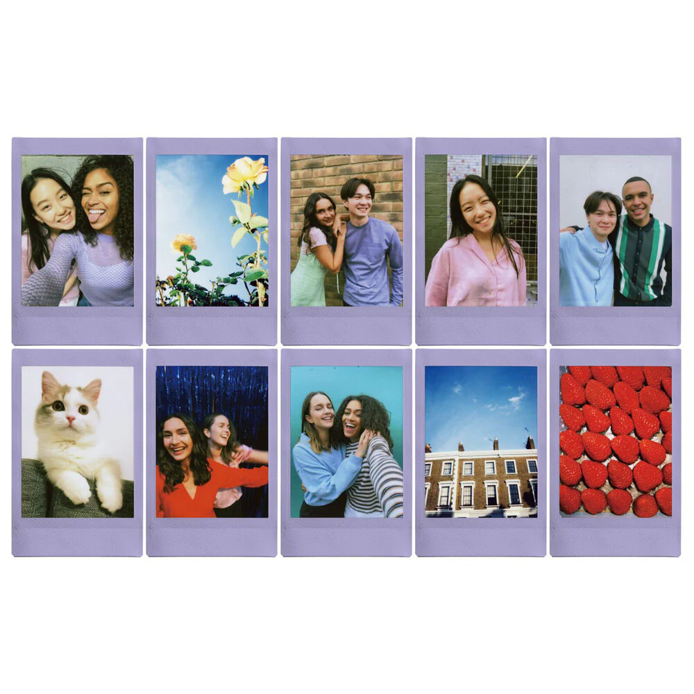 FUJIFILM INSTAX MINI Soft Lavender Instant Film (10 Exposures) - Image 3