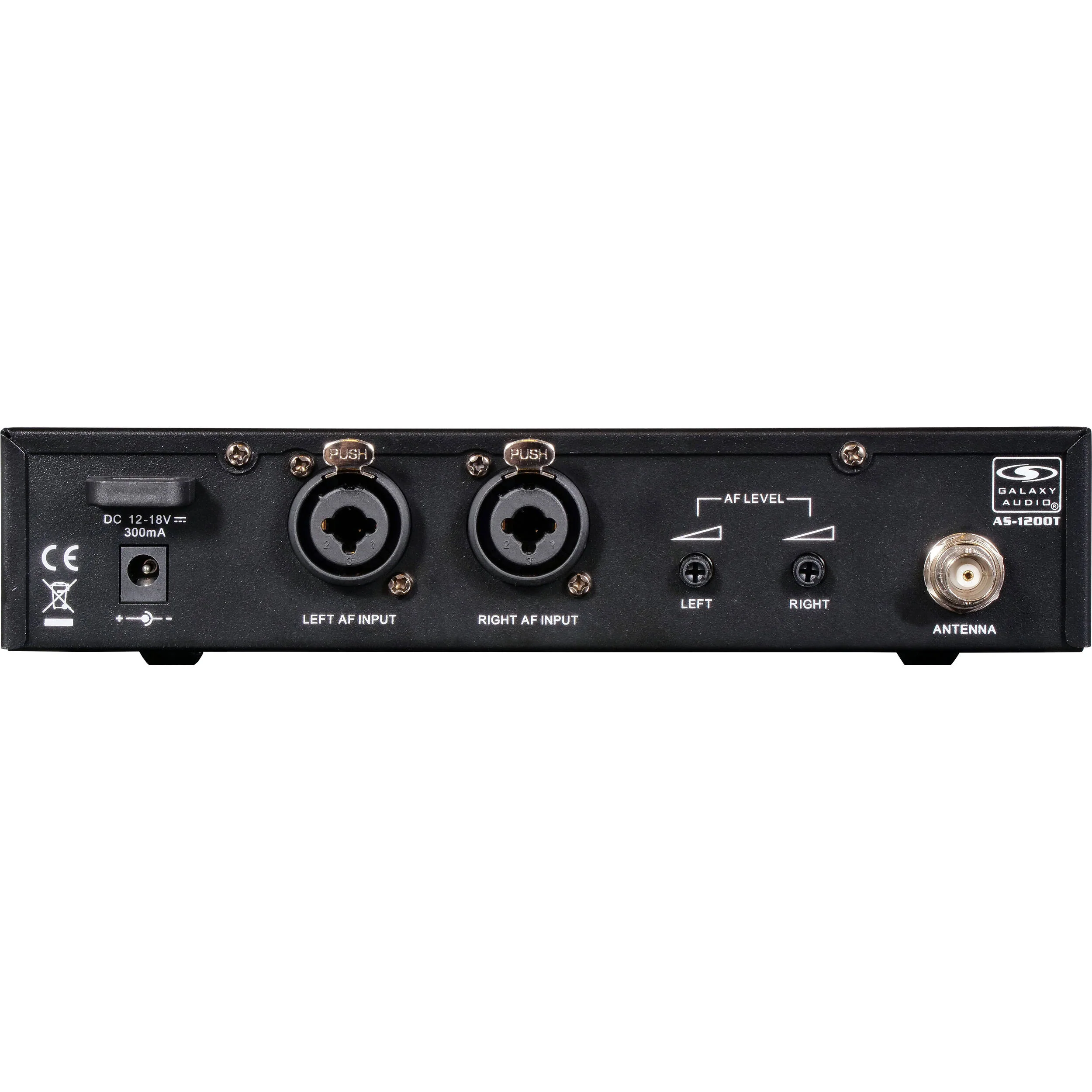 Galaxy Audio AS-1200 Twin Pack Wireless In-Ear Monitor System with 2 Receivers & EB4 Earbuds (D: 584 to 607 MHz) - Image 5