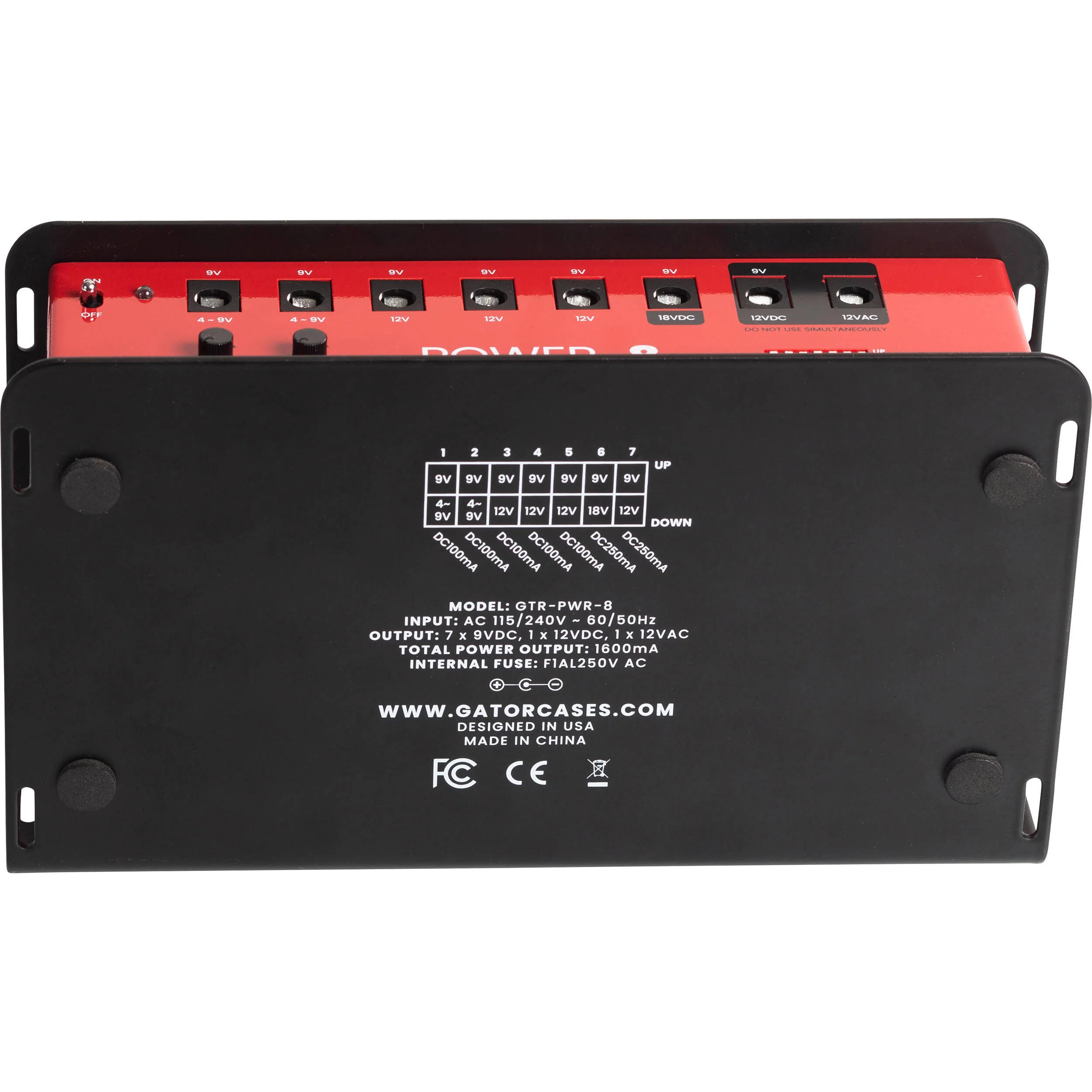 Gator Cases Pedal Board Power Supply with 8 Isolated Outputs - Image 5