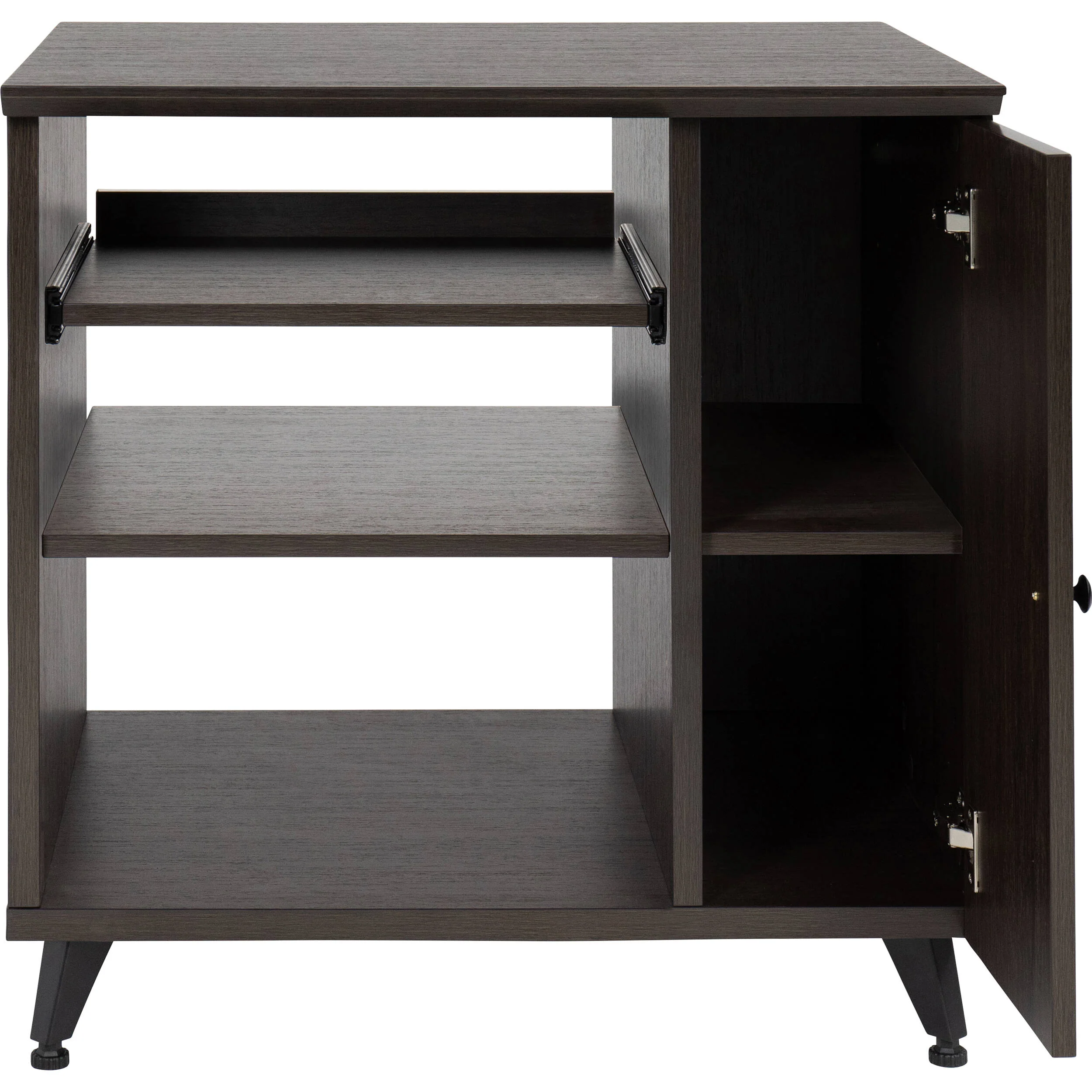 Gator Frameworks Elite Series Furniture Sidecar Rack Cabinet (Dark Walnut Brown) - Image 6