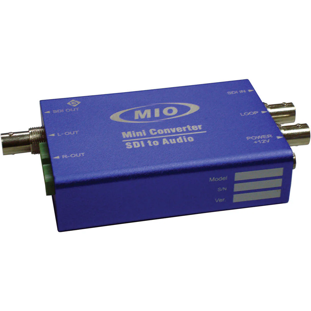 Gra-Vue MMIO DEMUX-HDSDI 3G-SDI Balanced Analog Audio De-Embedder - Image 4