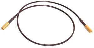 GREENPAR - TE CONNECTIVITY 1337816-1 RF / Coaxial Cable Assembly, SMB Plug, 50ohm, SMB Plug, 90°, 50ohm, RG174, 50 ohm, 9.84 ", 250 mm