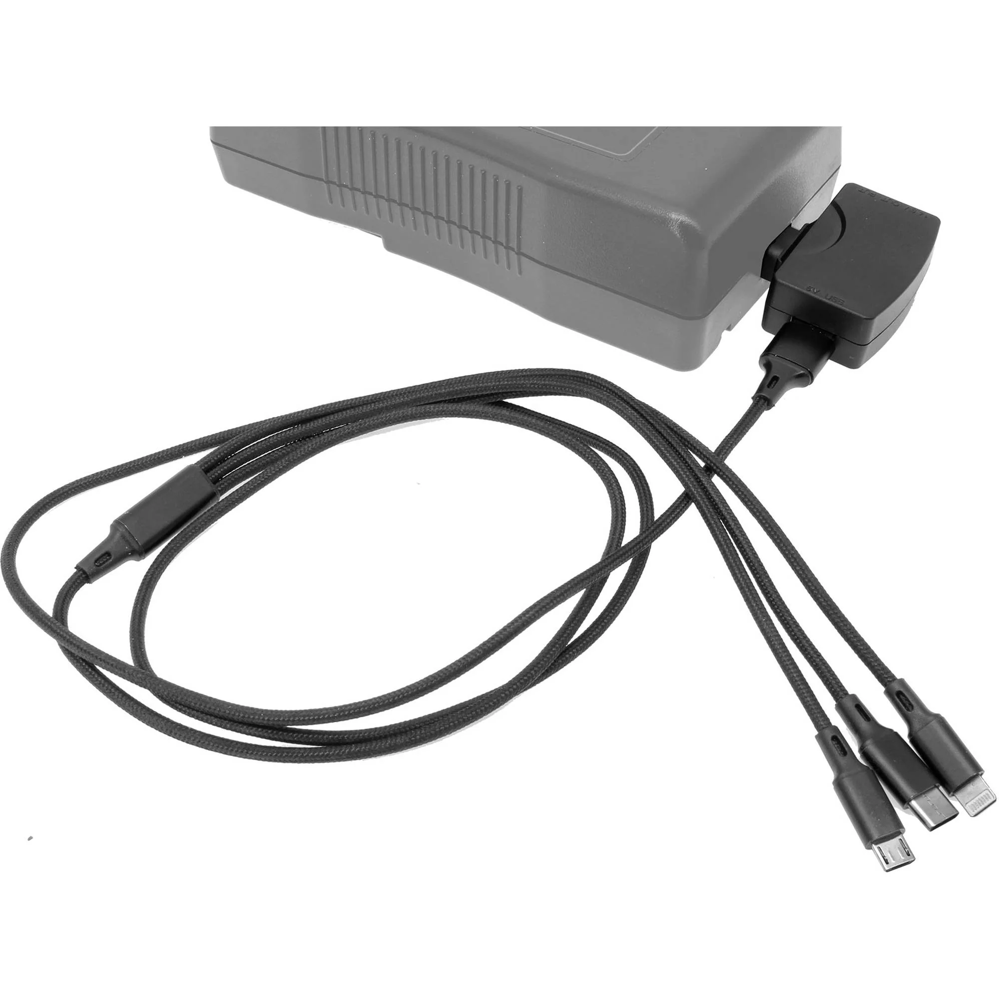 GyroVu D-Tap to USB Adapter with D-Tap Pass-Through & Universal 3-in-1 Cable - Image 3