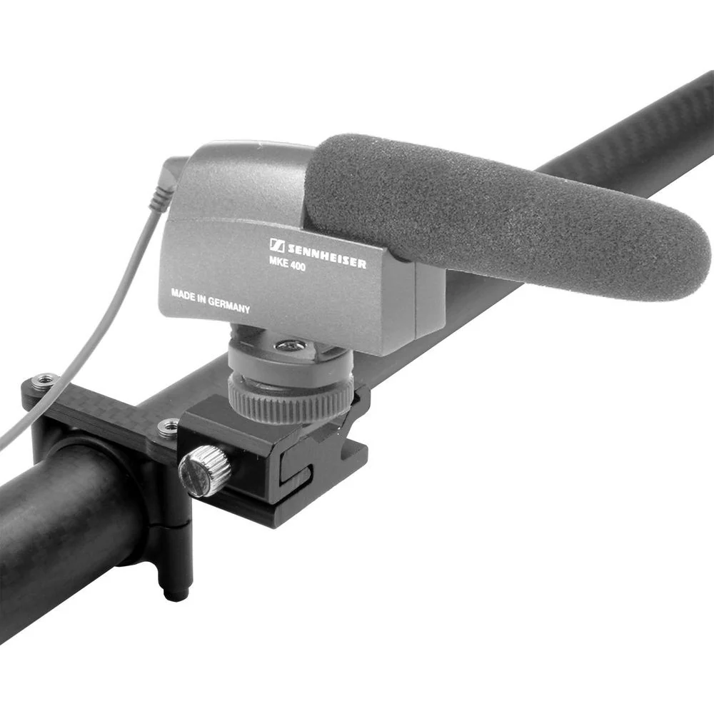 GyroVu Hot Shoe Single Carbon Fiber Mount for Mounting Microphones & Accessories for Ronin M/MX, Movi Gimbals - Image 5