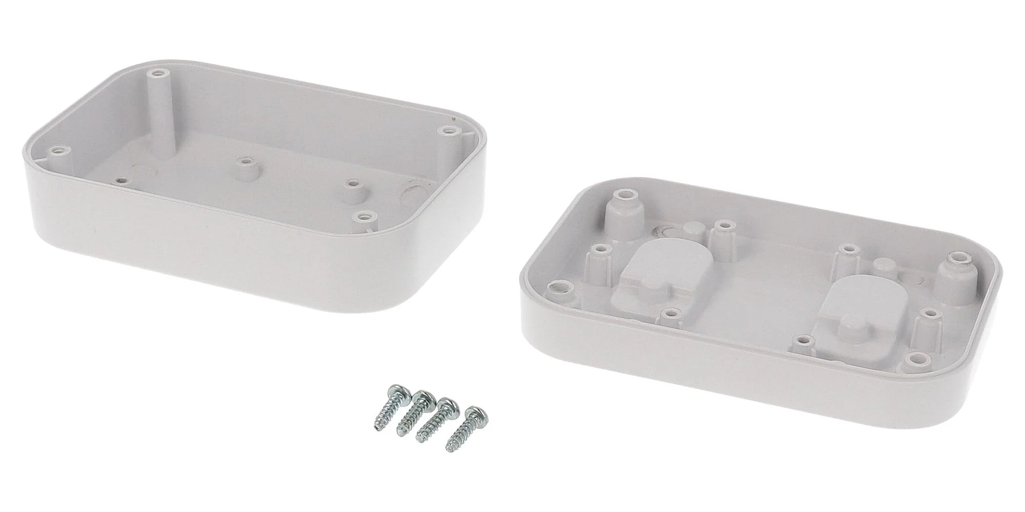 HAMMOND 1556CGY Plastic Enclosure, Wall Mount, ABS, 45 mm, 80 mm, 120 mm, IP54 - Image 2