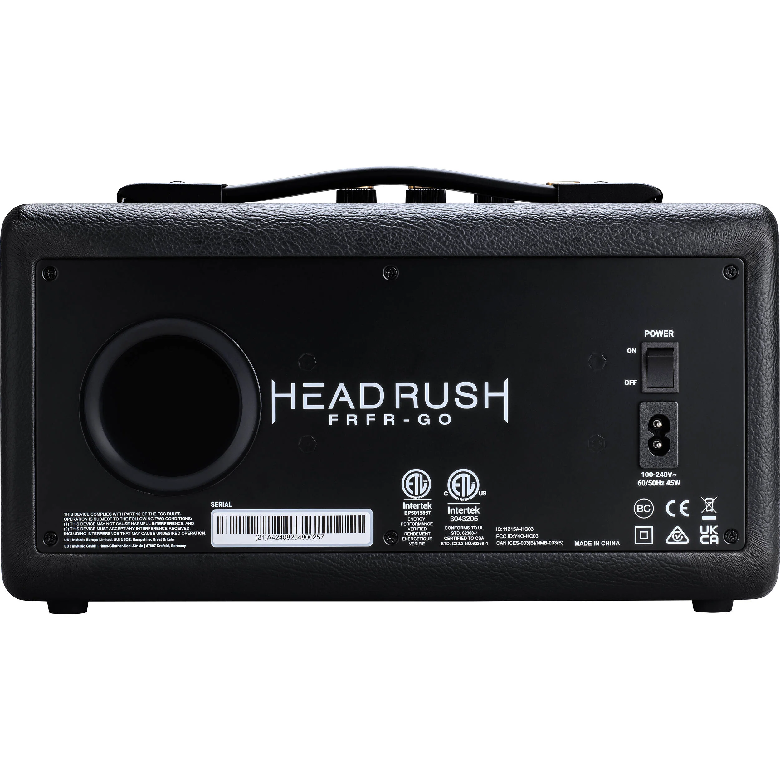 HeadRush FRFR-GO 30W Portable Full-Range Powered Cabinet - Image 5