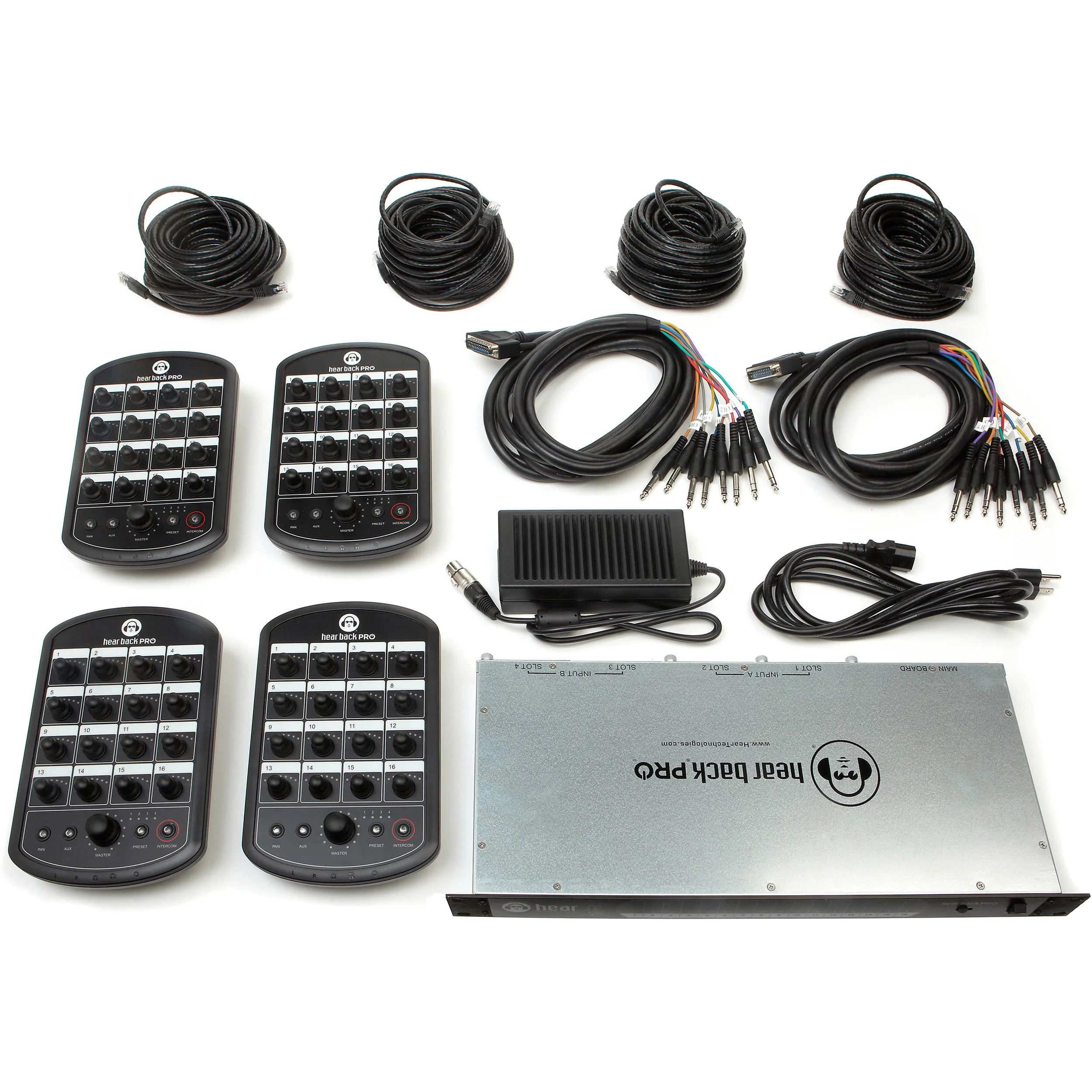Hear Technologies Hear Back PRO 4-Pack Personal Mixing System (AES/EBU Input) - Image 11