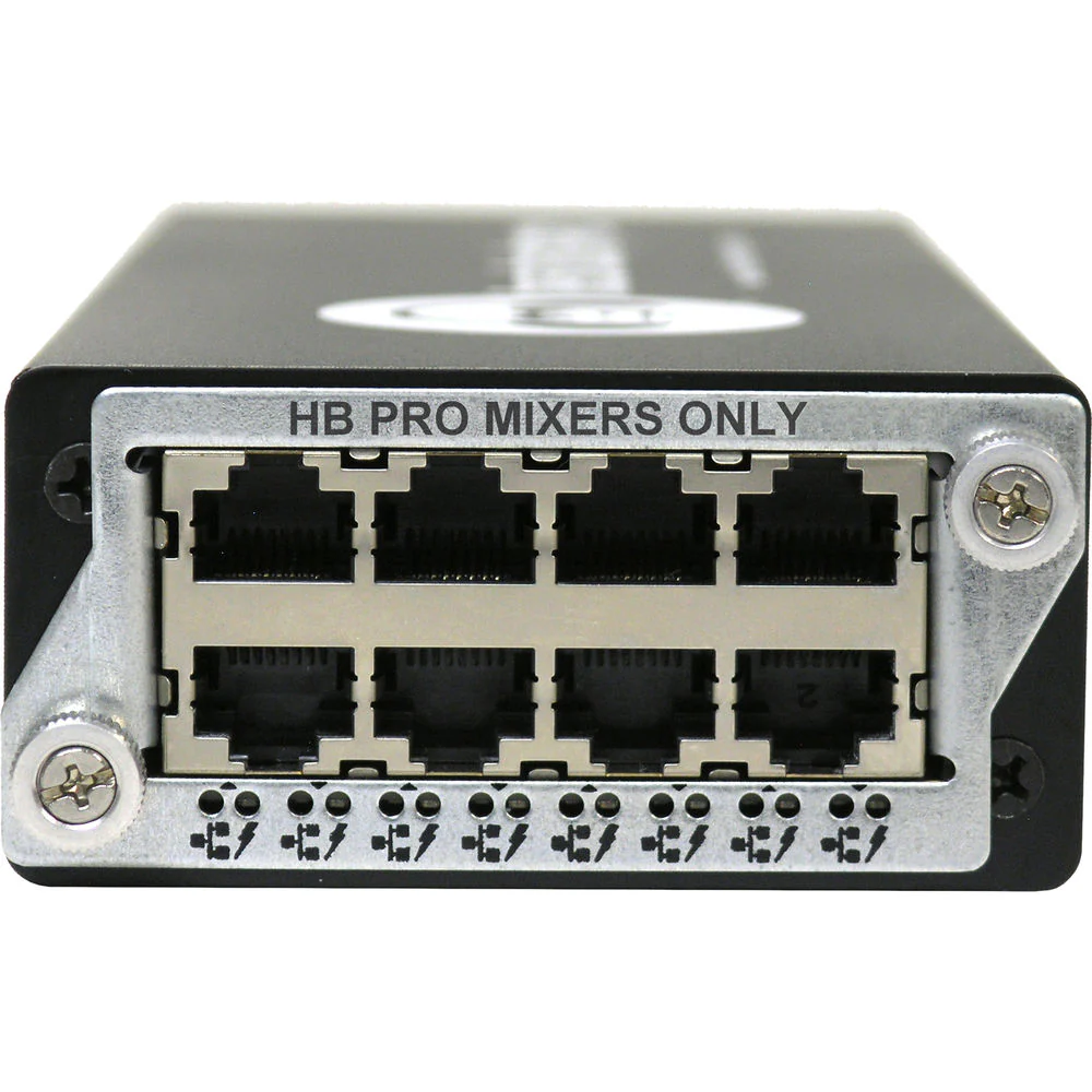 Hear Technologies PRO Mixer Distro 8-Port RJ45 Distribution for Hear Back PRO Systems (Black) - Image 4