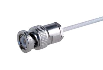HUBER+SUHNER 11_BNC-50-1-1/133_NE RF / Coaxial Connector BNC Straight Plug Solder 50 ohm RG178B/U RG196A/U Brass
