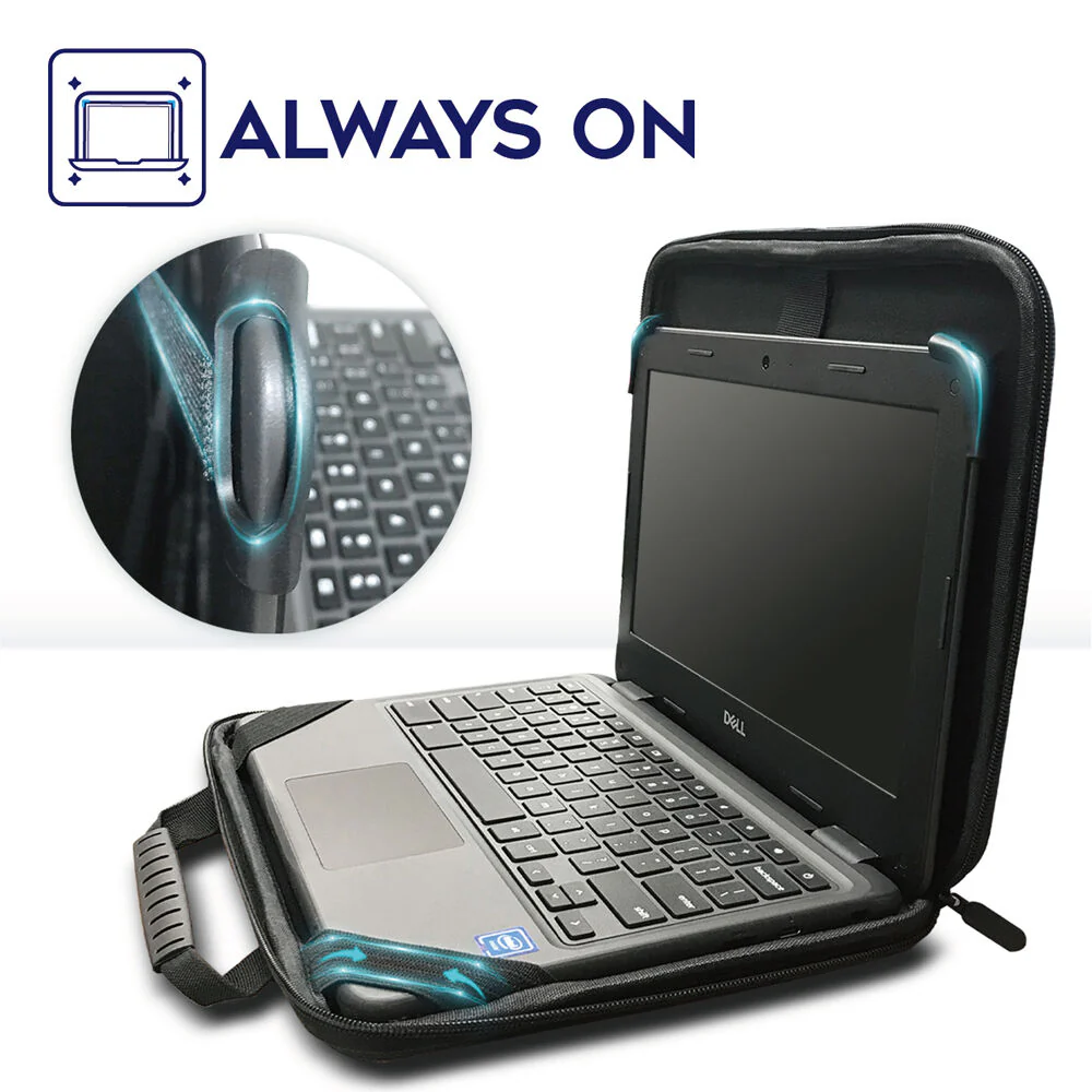 iBenzer Bumptect Stay-In Slim Case with Pocket for 11 to 12" Laptops - Image 4