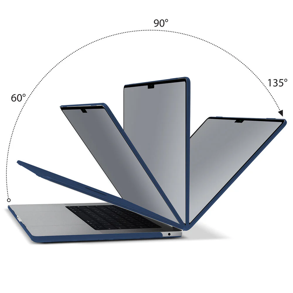 iBenzer Neon Party Case for MacBook Air 13.6" M2 2022 (Navy Blue) - Image 5