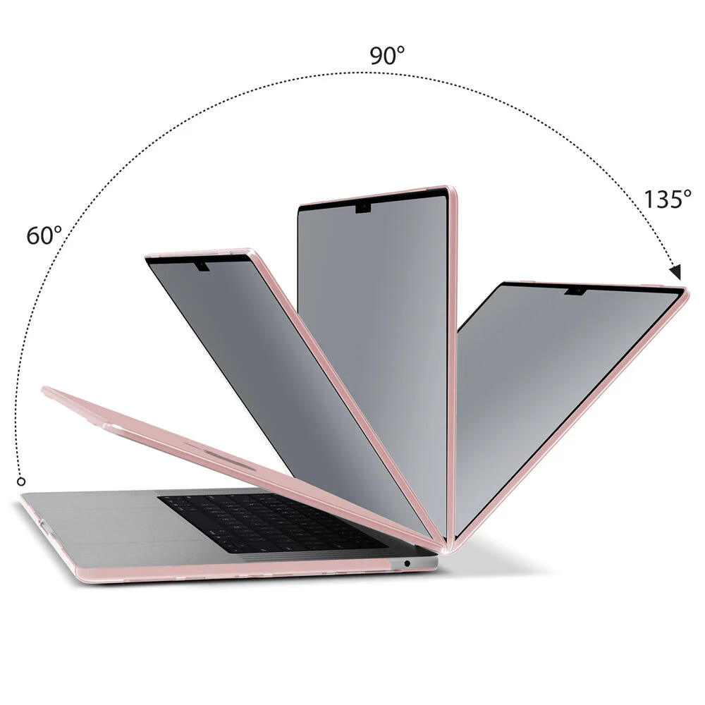 iBenzer Neon Party Case for MacBook Air 13.6" M2 2022 (Rose Quartz) - Image 5