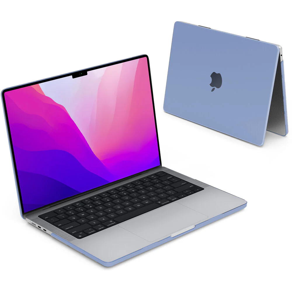 iBenzer Neon Party Case for MacBook Air 13.6" M2 2022 (Serenity Blue) - Image 2
