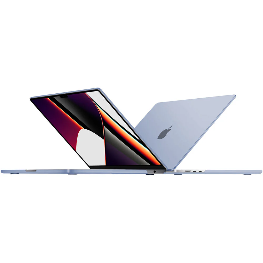 iBenzer Neon Party Case for MacBook Air 13.6" M2 2022 (Serenity Blue) - Image 6