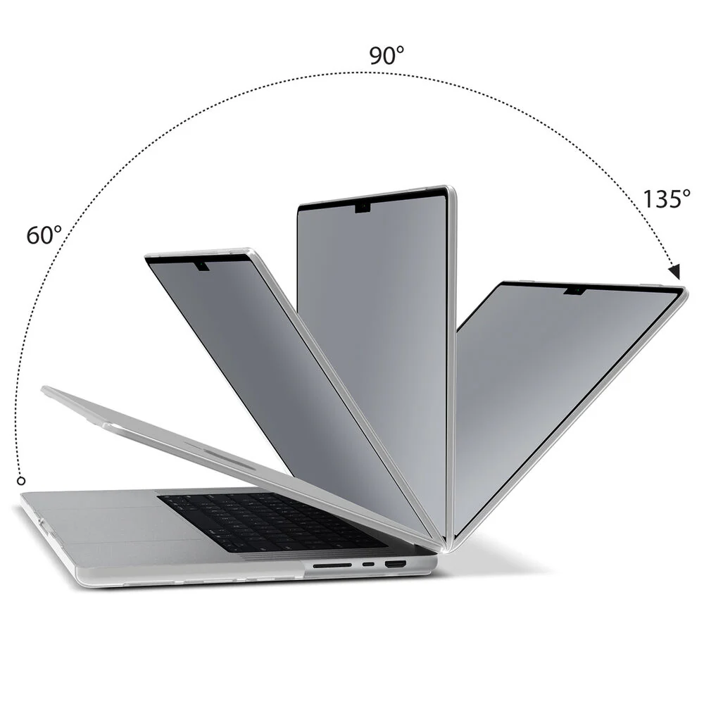 iBenzer Neon Party Hard-Shell Case for 16" MacBook Pro (M1, Crystal Clear) - Image 5