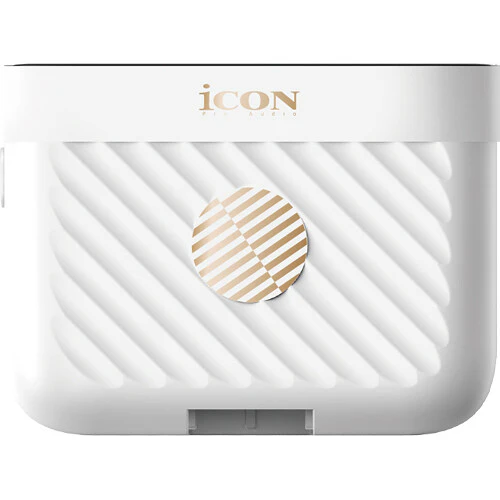 Icon Pro Audio AirMic Pro Wireless Lavalier Mic with Charging Case (White) - Image 2