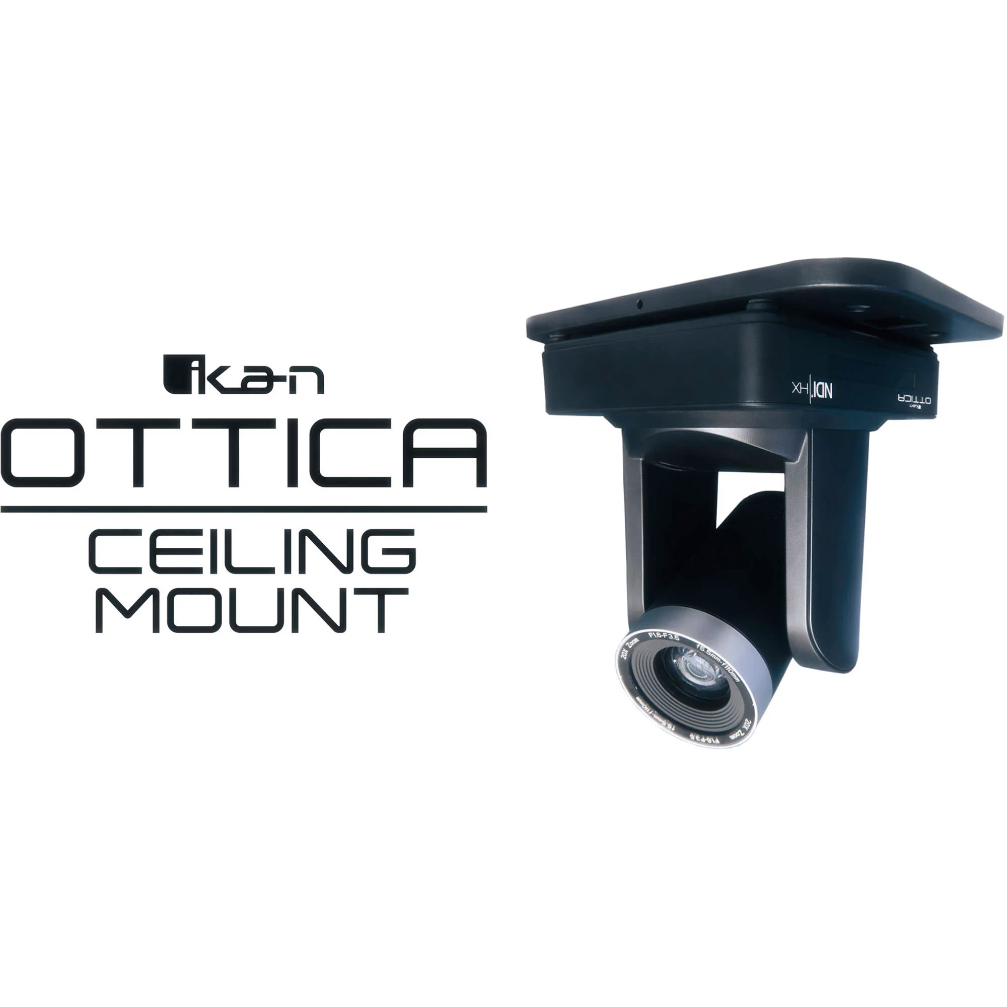 ikan OTTICA PTZ Camera Ceiling Mount (Black) - Image 6