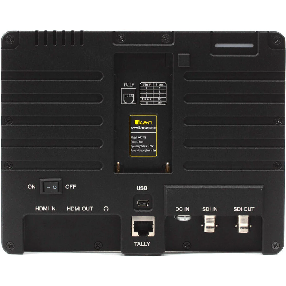 ikan VXF2-V2 4K HDMI/3G-SDI On-Camera Monitor with Tally Deluxe Kit v2 - Image 3