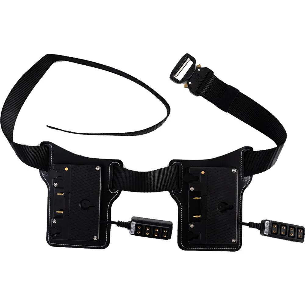 IndiPRO Tools Dual Gold Mount Battery Belt with 10 x D-Tap Outputs - Image 2