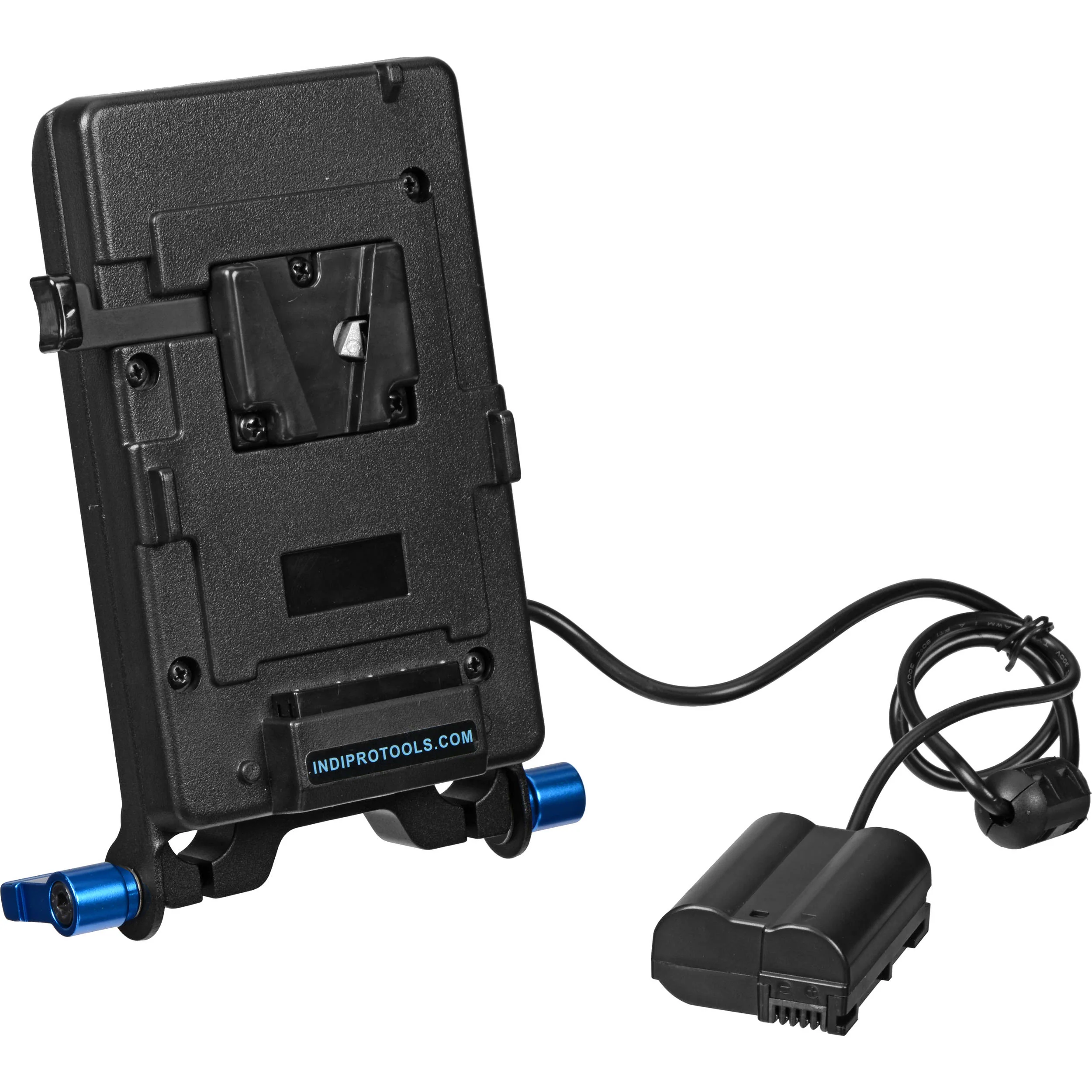 IndiPRO Tools V-Mount Plate for 4-Pin XLR Cameras & Devices (15mm Rod Bracket) - Image 10