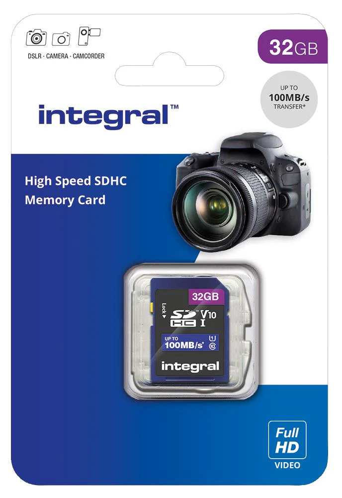 Integral INSDH32G-100V10 INSDH32G-100V10 Flash Memory Card Sdhc UHS-1 Class 10 32 GB - Image 2